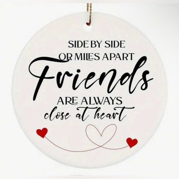 Friends Forever Acrylic Christmas Ornament - Picture 5 of 5